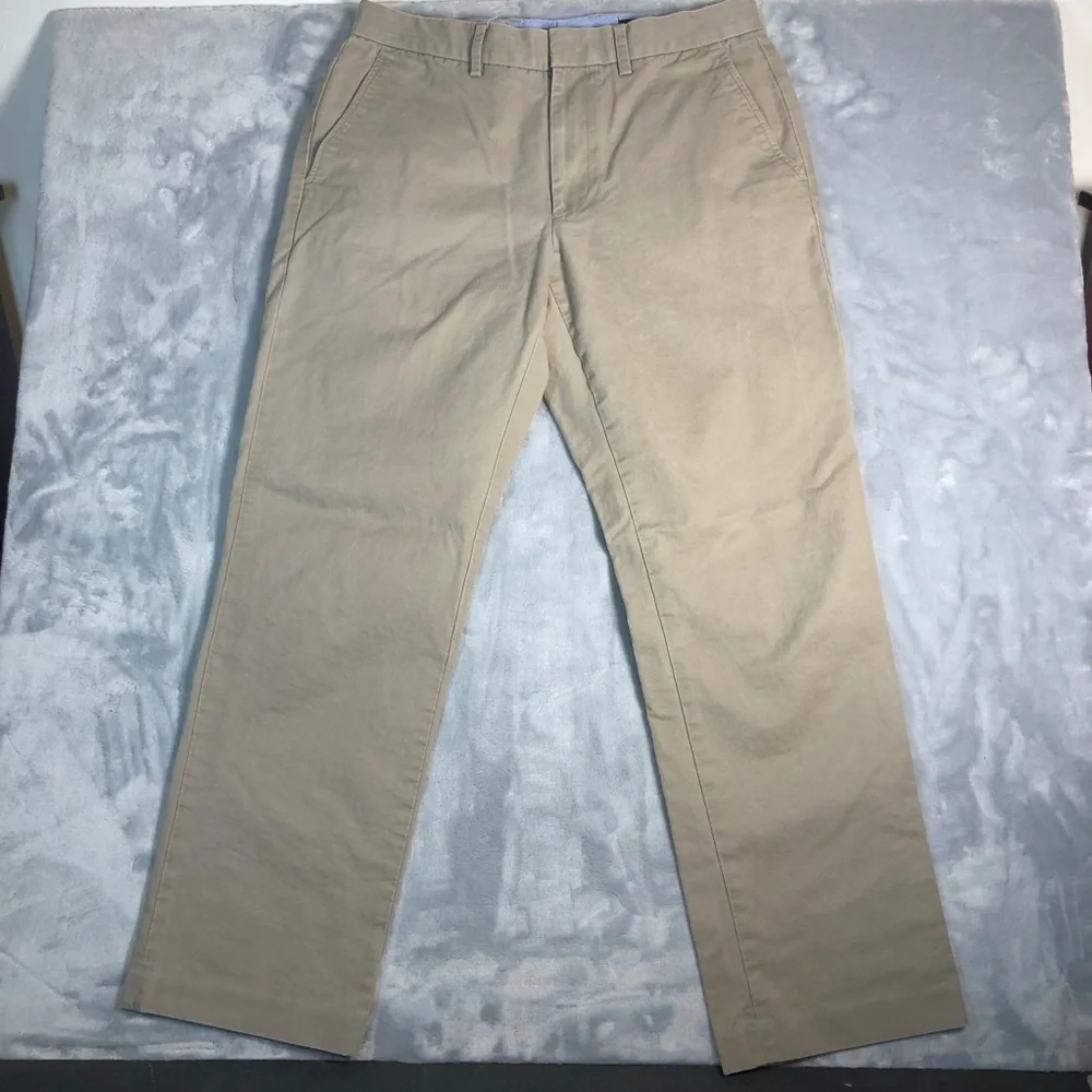 J. Crew Men's Flex Bedford Straight-Fit Chino's Khaki Size 32 x 32
